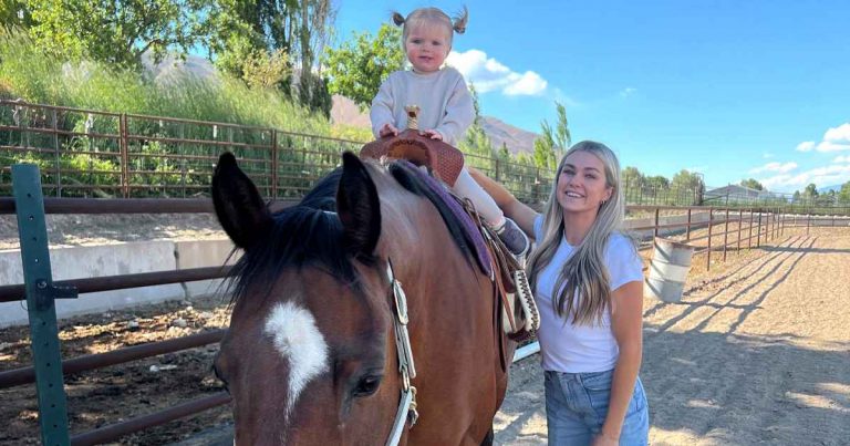 Cuddly Cuties! Lindsay Arnold’s Daughter and More Celeb Kids Playing With Animals