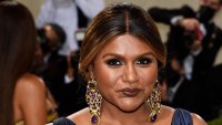 Stunning Sapphire Mindy Kaling Goes Blue 2021 Met Gala