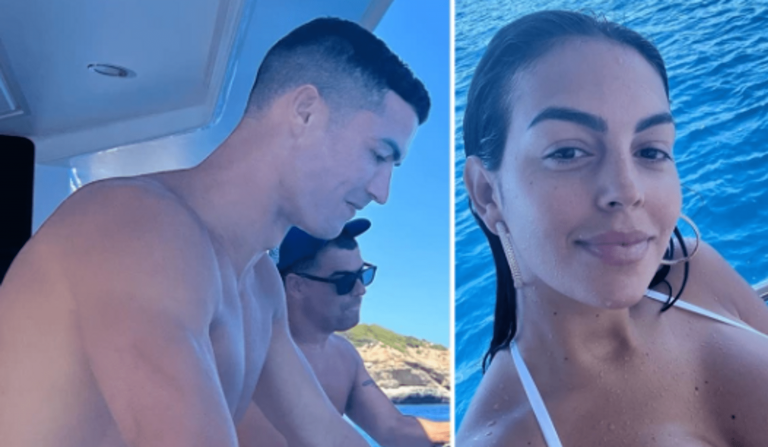 Georgina Rodriguez shows off her bikini figure for the first time since giving birth