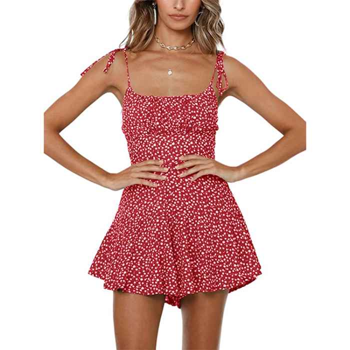 red romper