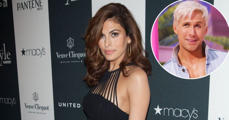 Eva Mendes Reacts to Ryan Gosling in 'Barbie' Movie: 'That's My Ken'