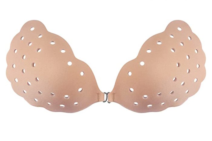 nude sticky bra