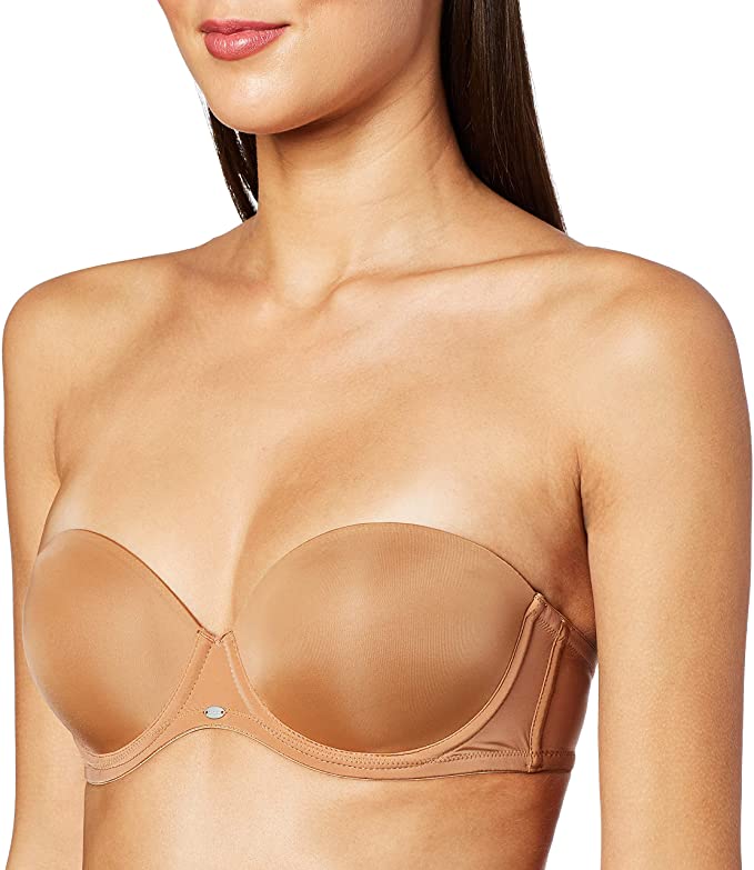 Calvin Klein Women's Naked Glamour Strapless Push Up Bra