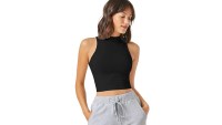 black crop top