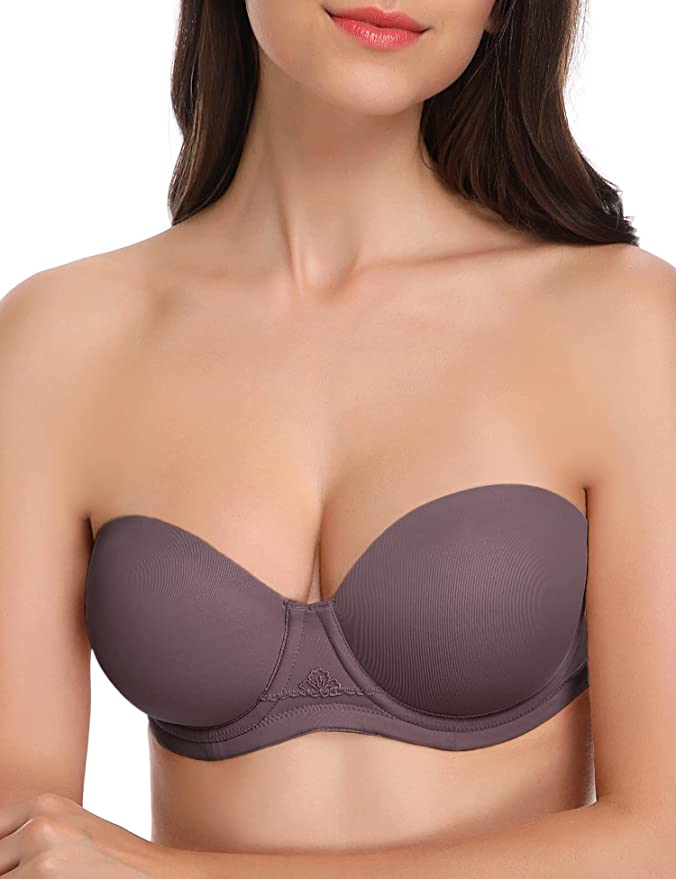 Wingslove Women's Strapless Full Figure Bra