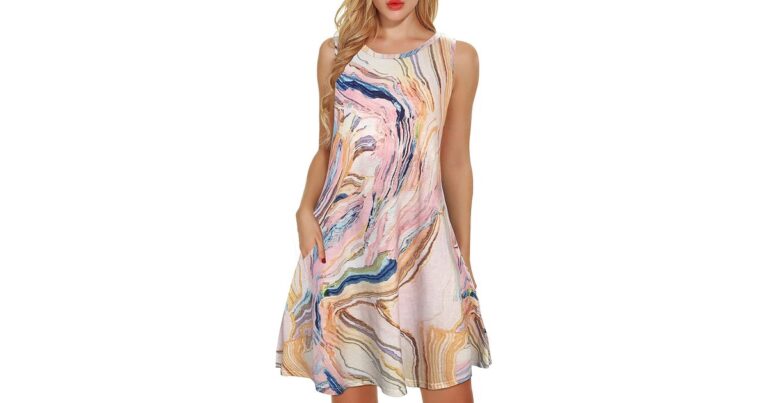 This Swingy Dress Is Like a Comfy Work of Art