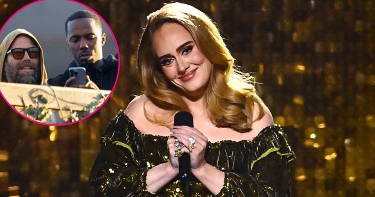 Showing Support! Adele's BF Rich and Ex-Husband Simon Watch Concert Together