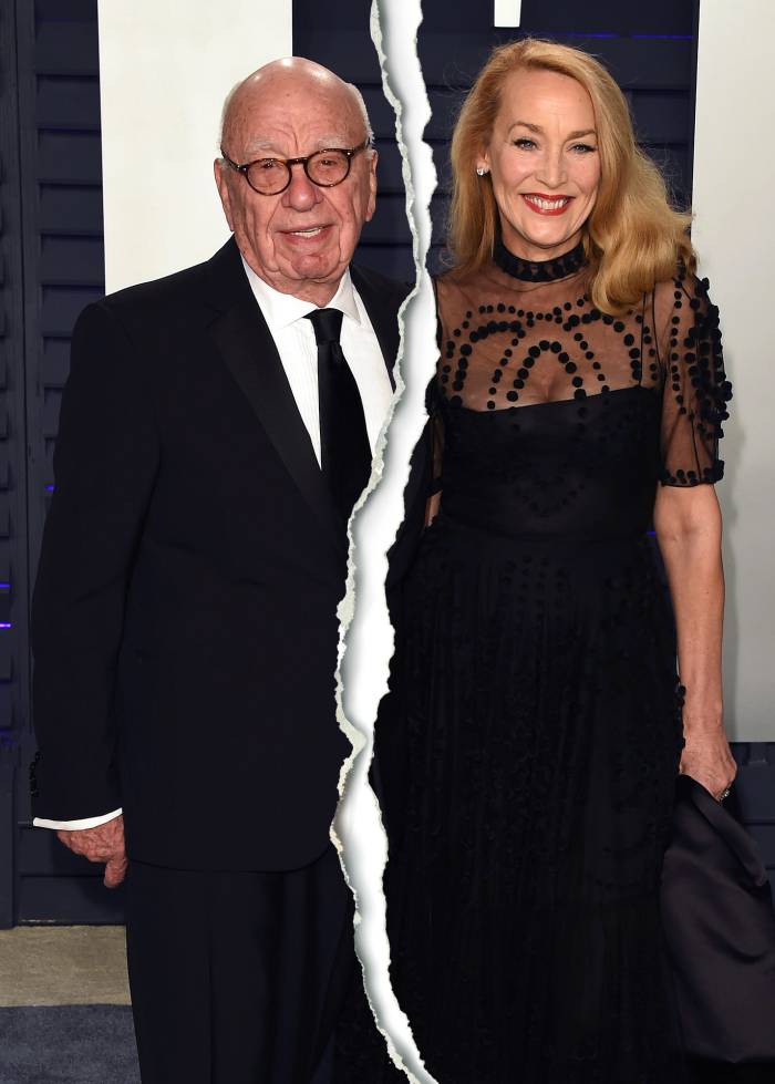 Jerry Hall Files for Divorce From Media Mogul Rupert Murdoch After 6 Years of Marriage