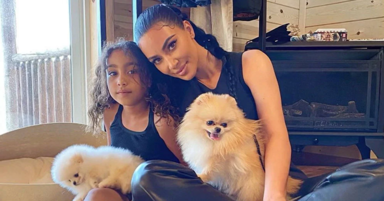 Watch North Ask Mom Kim K. to Stop Recording Musical Car Ride With Penelope