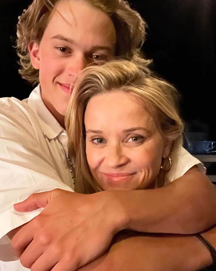 Reese Witherspoon Poses with Son Deacon Ahead of His Acting Debut: 'This Hug Made My Whole Year'