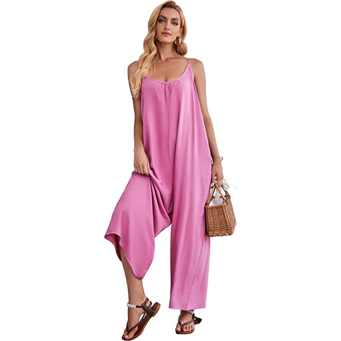 pink jumpsuit