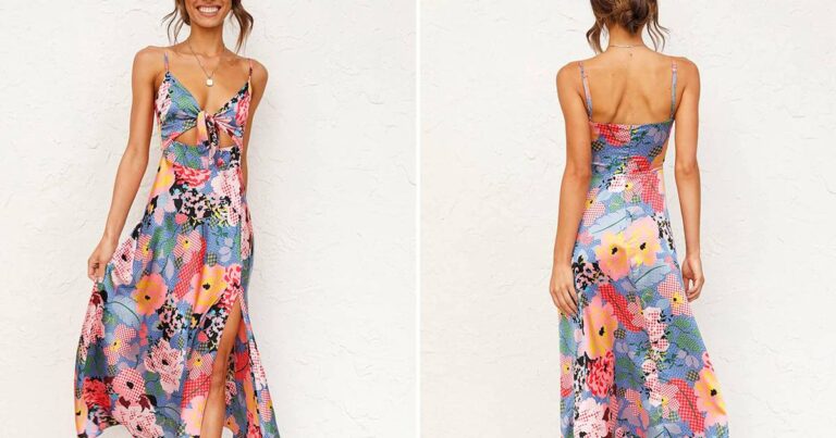 Get Ready to Have Your Moment in This Multicolor Dress