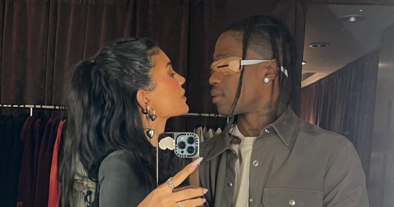 Date Night PDA! Kylie Gets Cozy With Travis Scott After London Concert