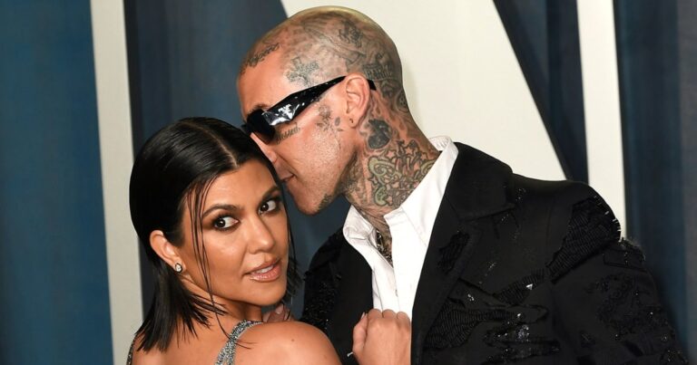 Kourtney K. Is a Proud ‘Tour Wife’ in Backstage PDA Pics With Travis Barker