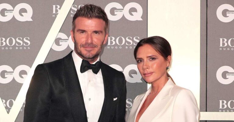 Victoria and David Beckham Twin in Red Outfits: 'Matchy Matchy'